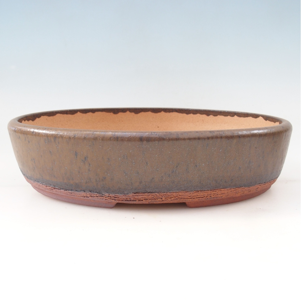 Bonsai miska 32 x 25 x 8 cm , barva hnědá