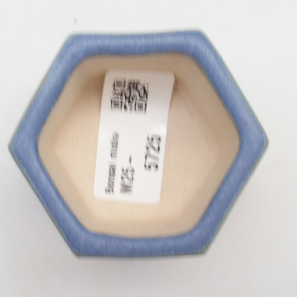 Mini bonsai miska 6 x 5,5 x 4 cm, barva modrá