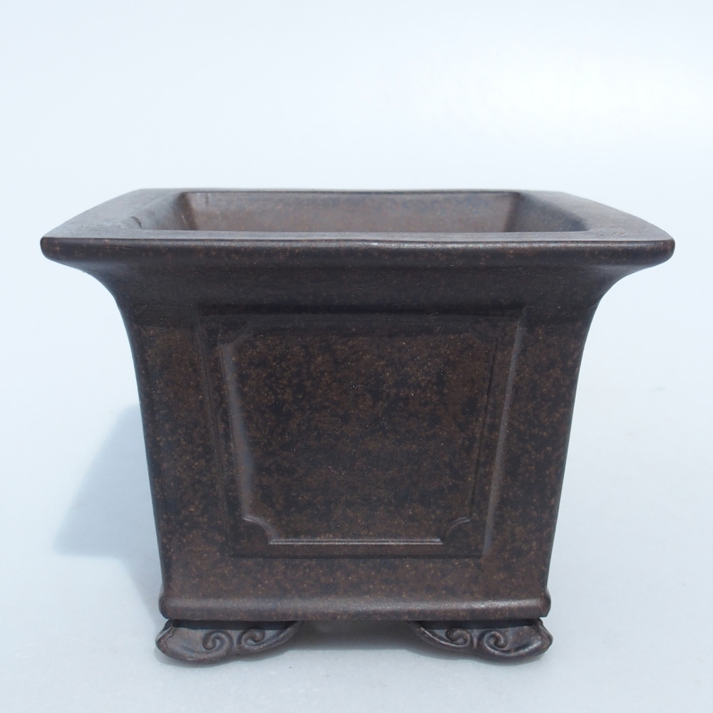 Miska 11,5 x 11,5 x 9 cm barva hnědookrová