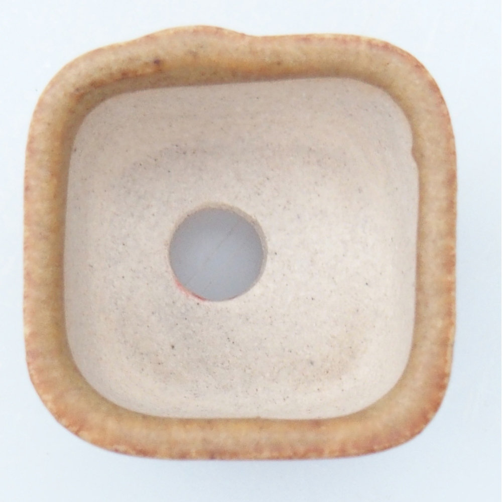 Mini bonsai miska 2,5 x 2,5 x 1,5 cm, barva hnědá