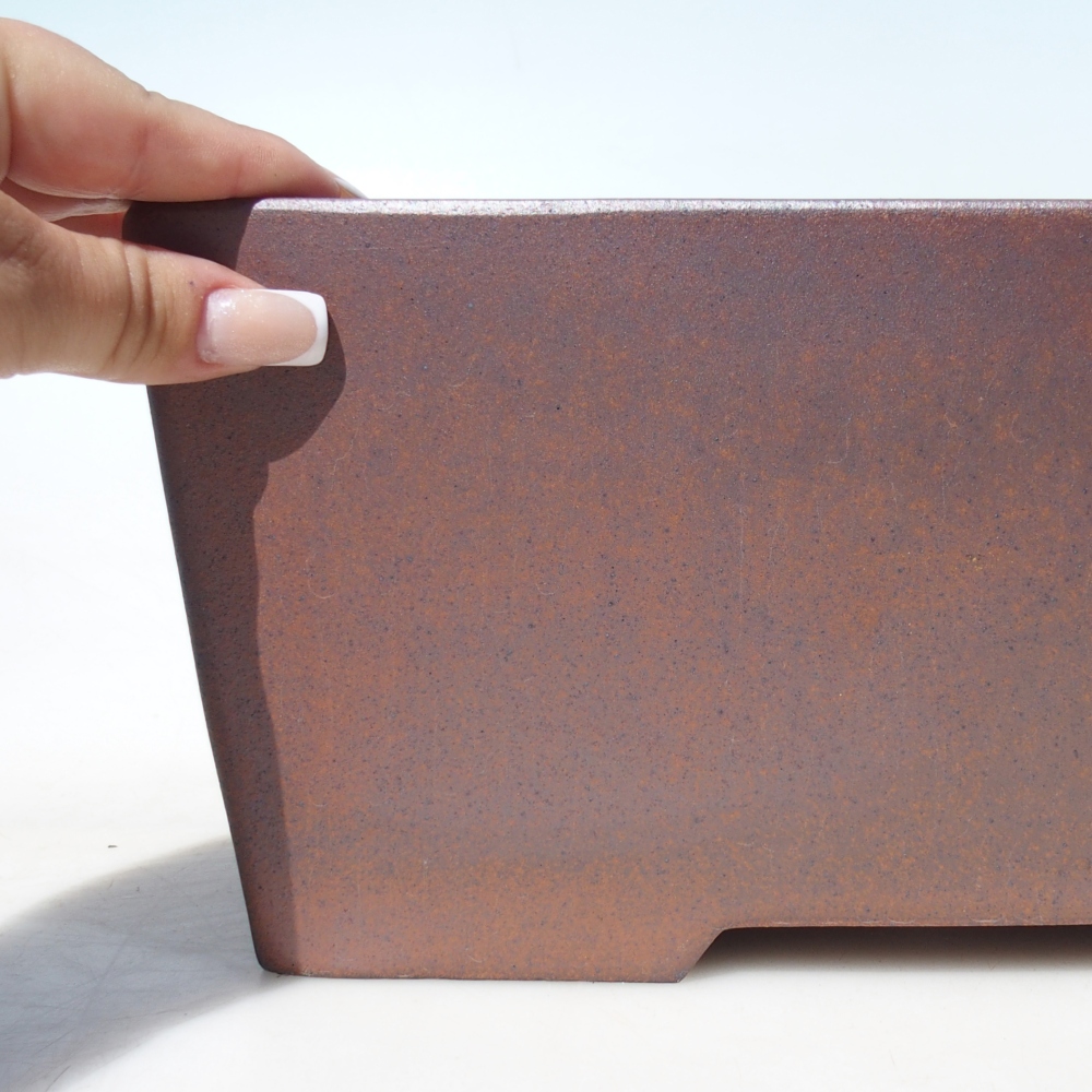 Miska 27 x 18 x 13 cm barva hnědá