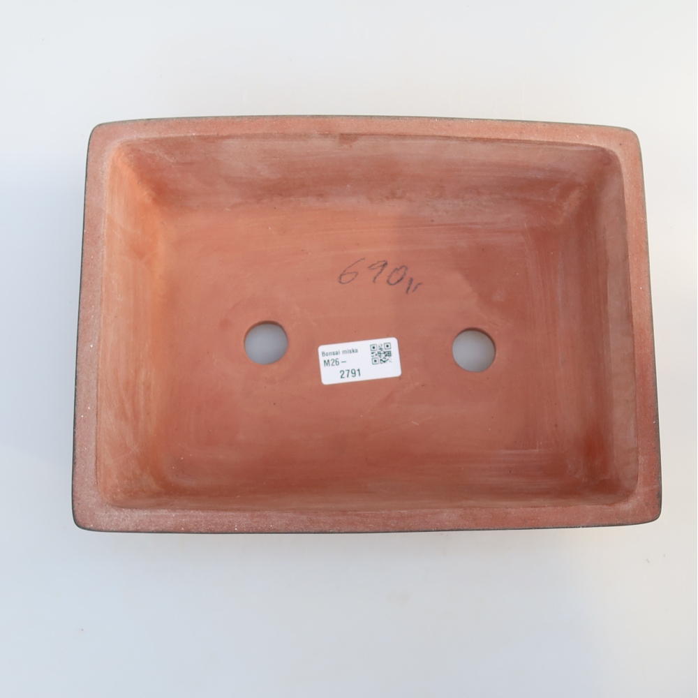 Keramická Miska  25,5 x 19 x 7 cm , barva cihlová