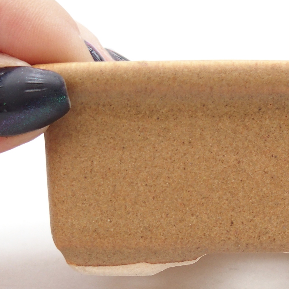 Mini bonsai miska 8 x 6,5 x 3,5 cm, barva hnědá