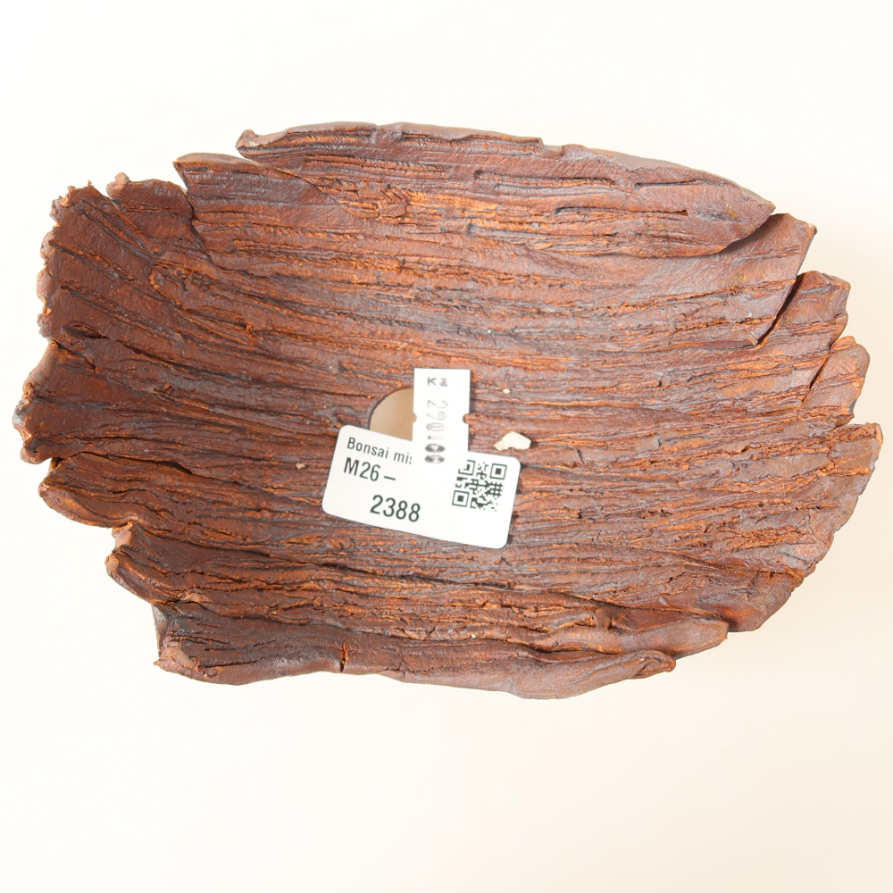 Keramická Skořápka  15 x 11 x 7,5 cm , barva hnědá