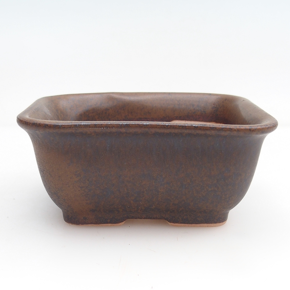 Bonsai miska + podmiska H38 - 12 x 10,5 x 5 cm. - hnědá