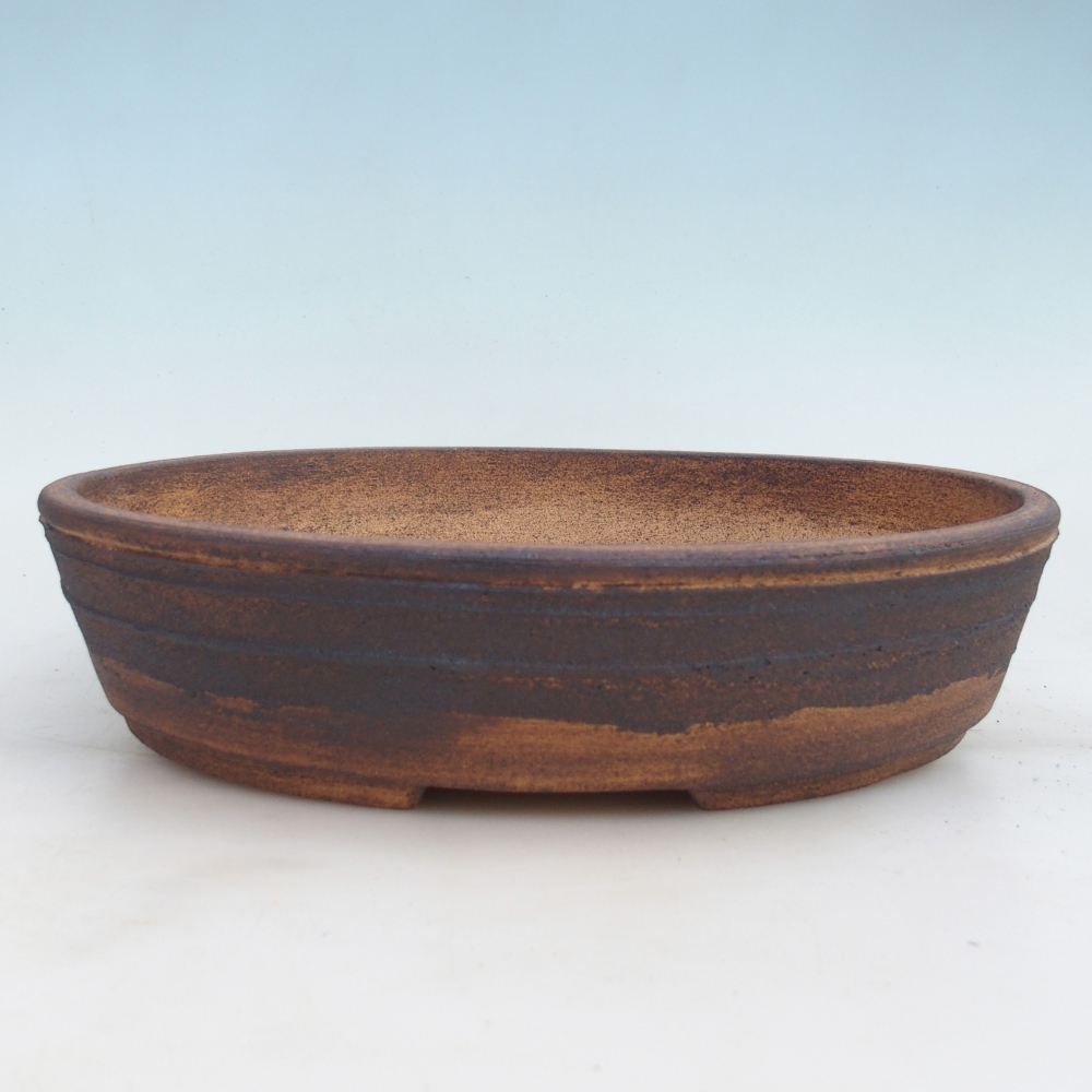 Bonsai miska 32,5 x 26 x 7,5 cm , barva hnědá