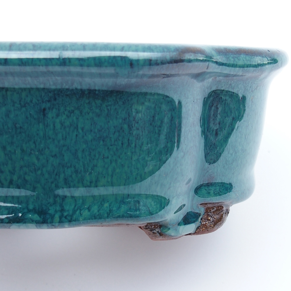 Miska 16 x 13 x 5,5  cm barva zelenomodrá