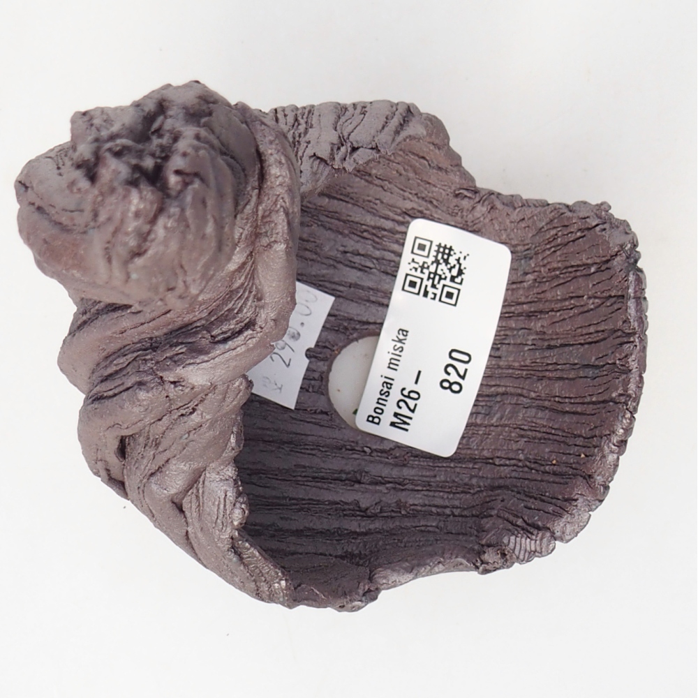 Keramická Skořápka 8,5 x 8 x 14,5 cm , barva kovová