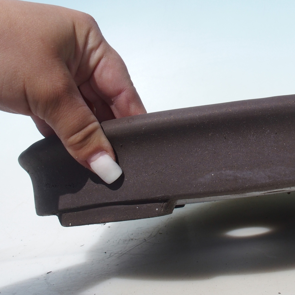 Bonsai miska 38 x 21 x 5 cm berva hnědá