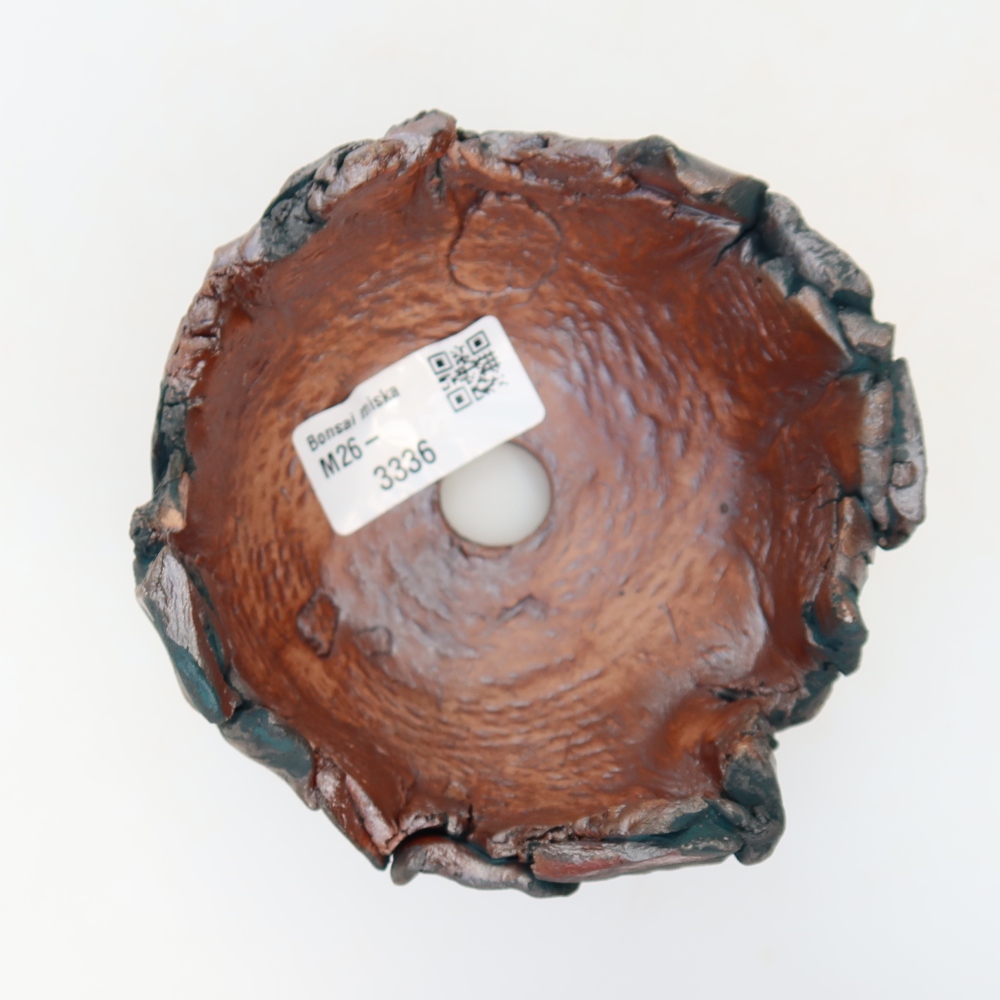 Keramická Skořápka  10,5 x 10,5 x 7 cm , barva zelená