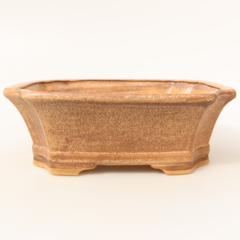 Keramická bonsai miska 18 x 15 x 6 cm, barva růžová