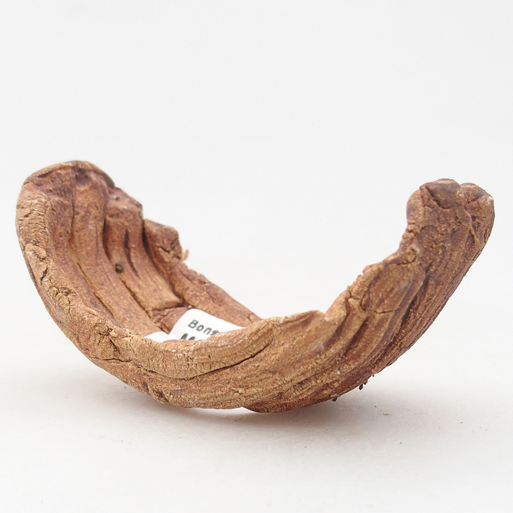 Keramická Skořápka  9 x 4,5 x 4,5 cm , barva hnědá