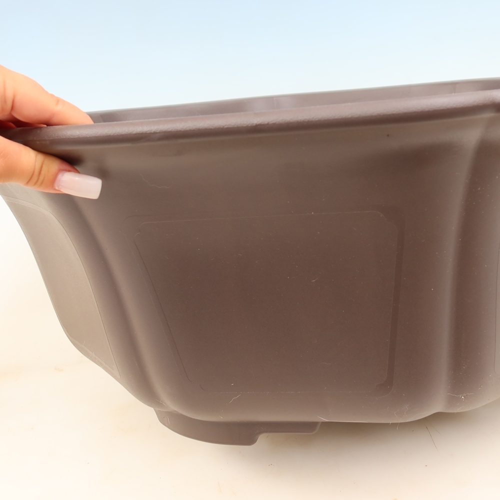 Bonsai miska plast MP-33 hnědá - 62 x 59 x 21 cm - POUZE OSOBNÍ ODBĚR nebo paletová přeprava