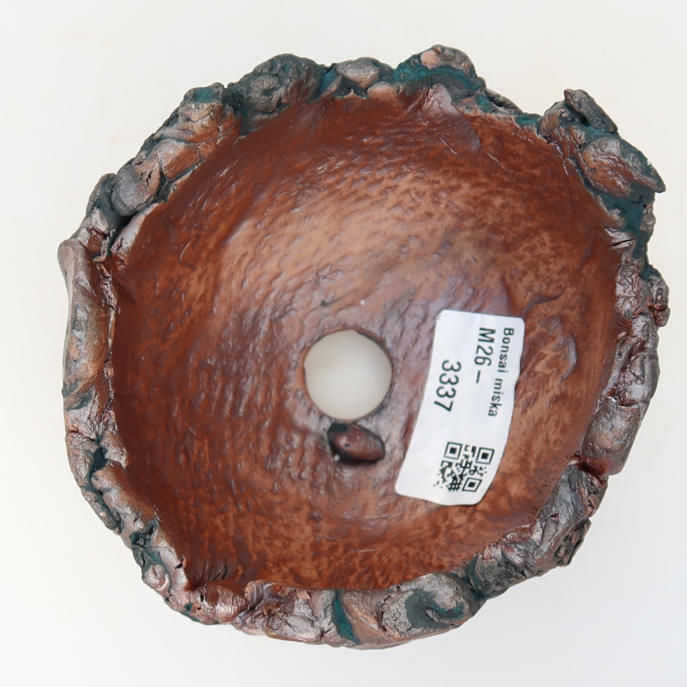 Keramická Skořápka  10,5 x 10 x 8 cm , barva zelená