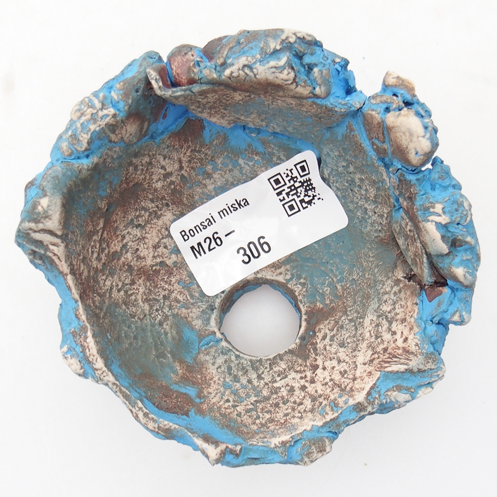 Keramická Skořápka 9 x 9 x 6 cm , barva modrá