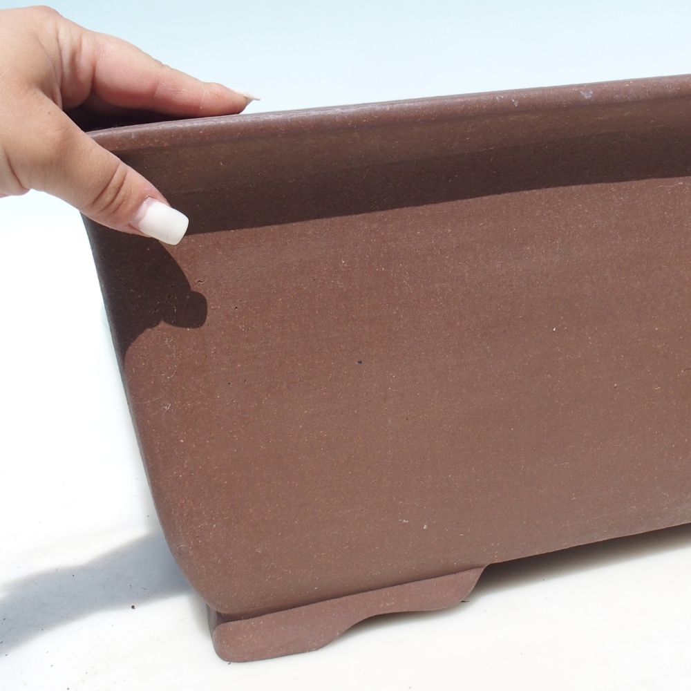 Bonsai miska 61 x 38 x 22,5 cm -  barva hnědá