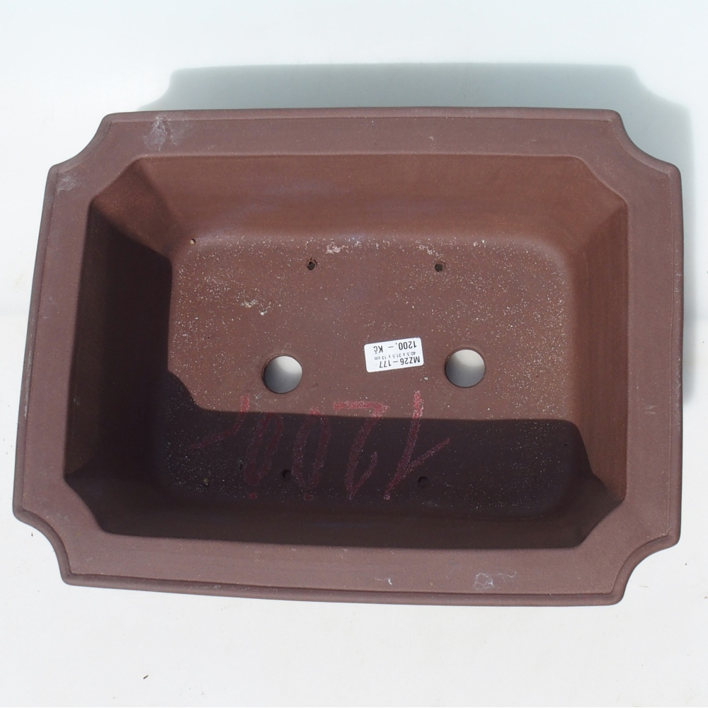 Bonsai miska 40,5 x 31,5 x 13 cm berva hnědá