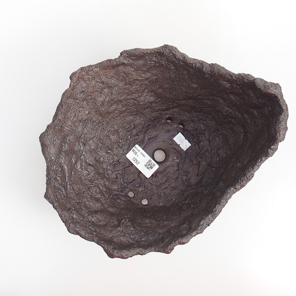 Keramická Skořápka 24 x 21 x 16,5 cm , barva hnědá