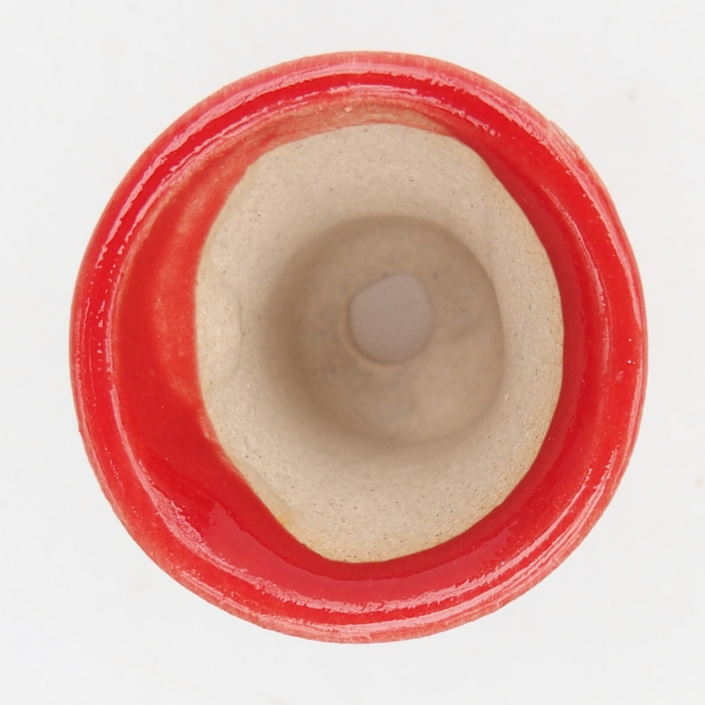 Mini bonsai miska 3 x 3 x 3,5 cm, barva červená