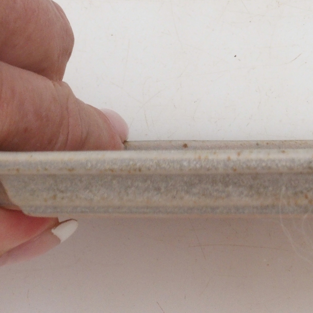 Keramická podmiska H01 - 11,5 x 8 x 0,5 cm- béžová