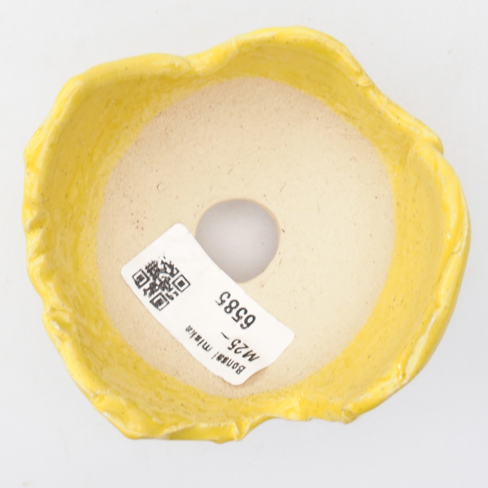 Keramická Skořápka  8,5 x 8,5 x 6 cm , barva žlutá