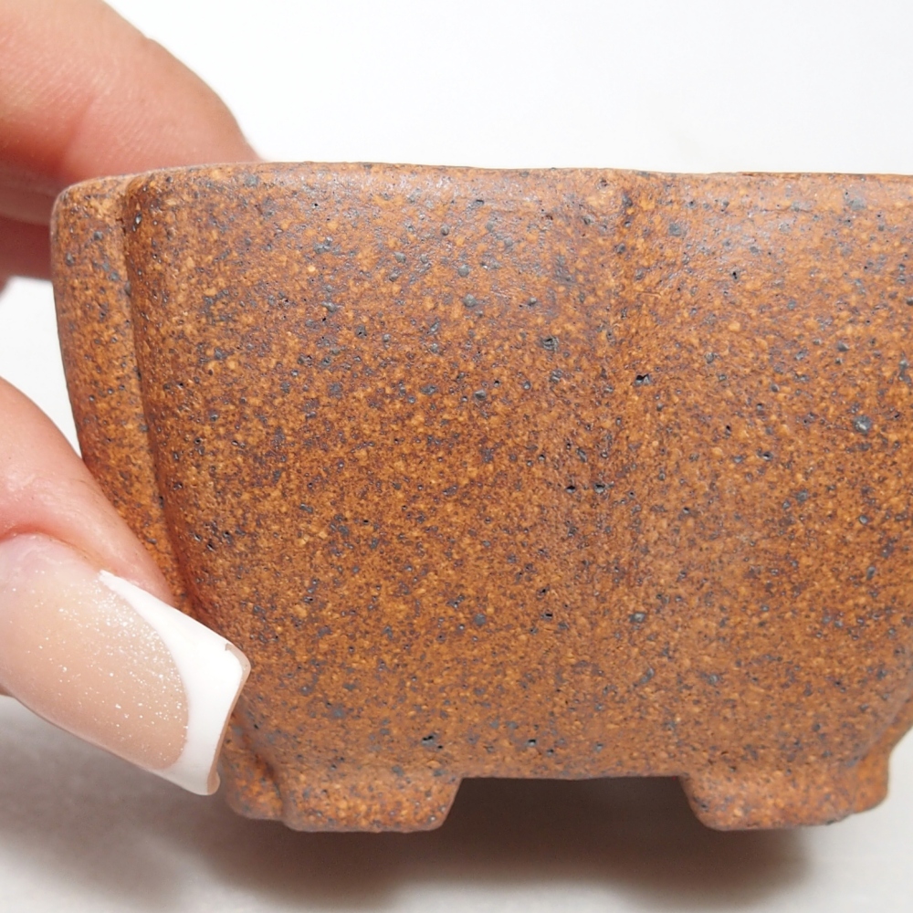 Miska 7 x 7 x 4 cm barva hnědá