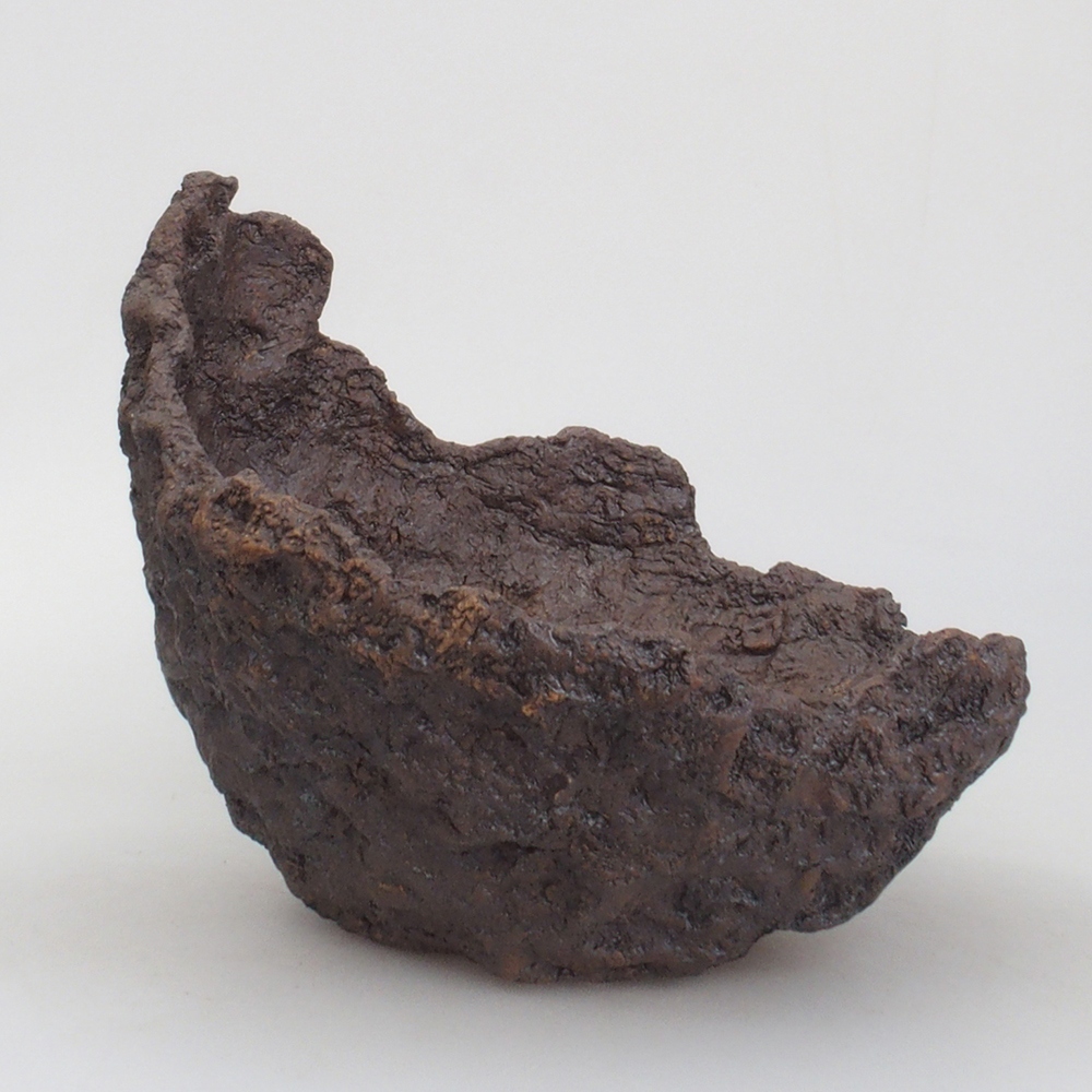 Keramická Skořápka  20 x 19 x 20 cm , barva hnědá