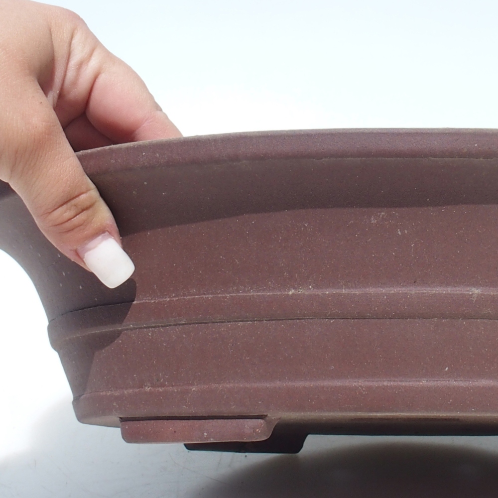 Bonsai miska 33 x 27 x 8,5 cm berva hnědá