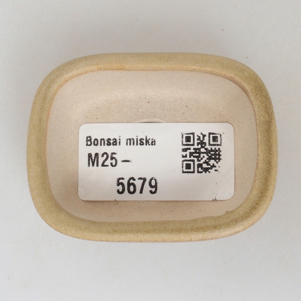 Mini bonsai miska 5,5 x 4 x 2 cm, barva hnědá