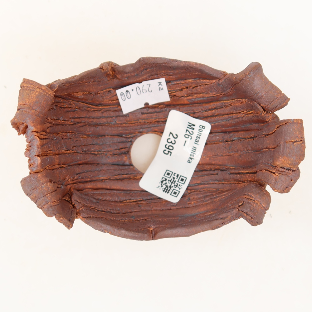 Keramická Skořápka  10 x 7,5 x 7 cm , barva hnědá