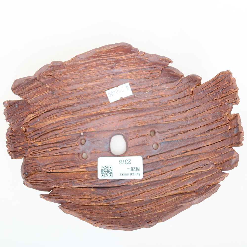 Keramická Skořápka  18 x 15 x 8 cm , barva hnědá