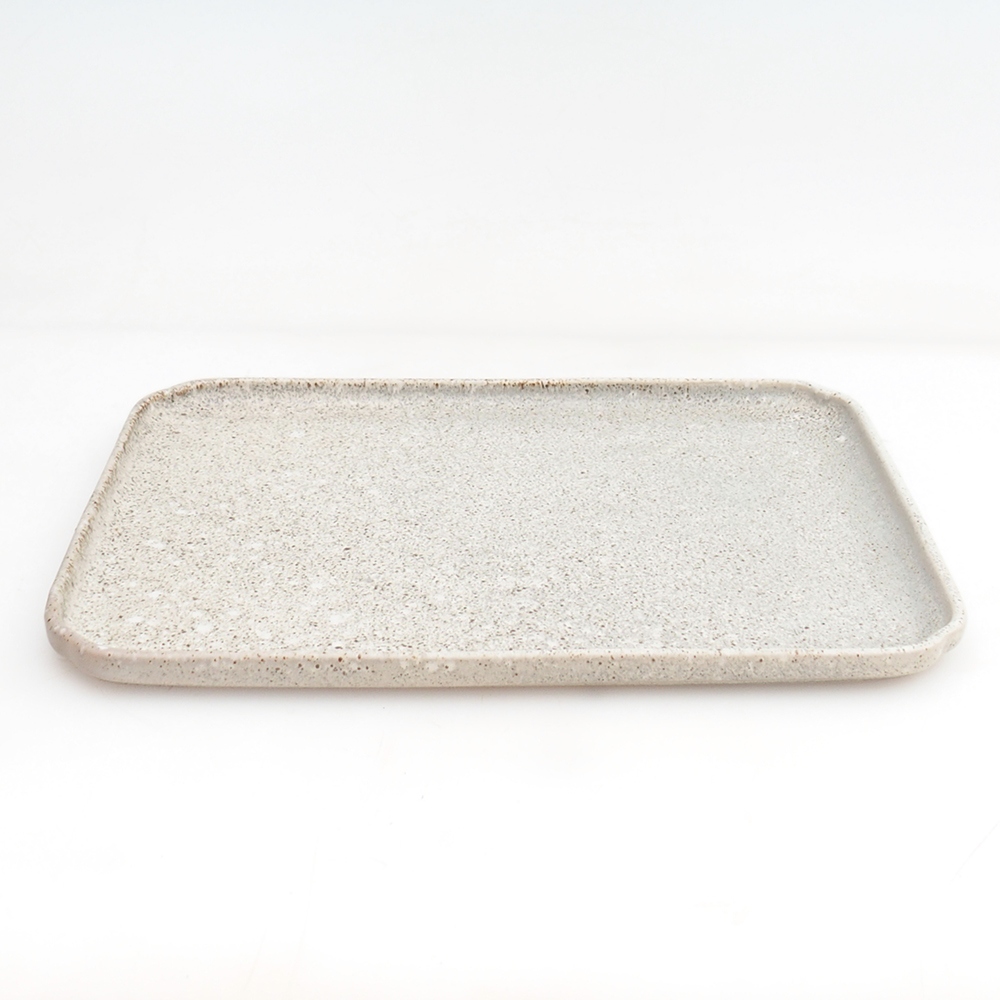 Keramická podmiska H20 - 26,5 x 20 x 1,5 cm - béžová