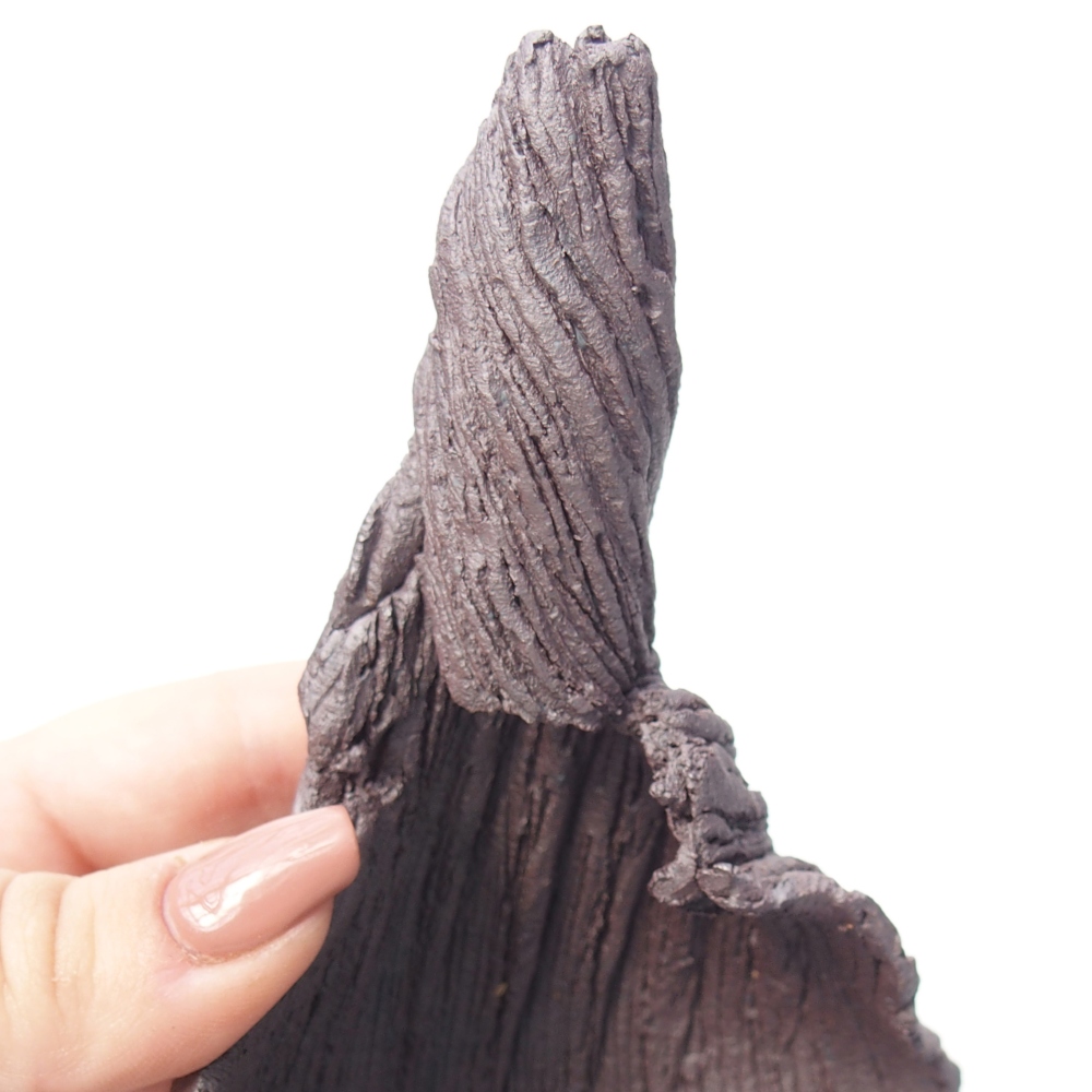 Keramická Skořápka 8 x 9 x 14 cm , barva kovová