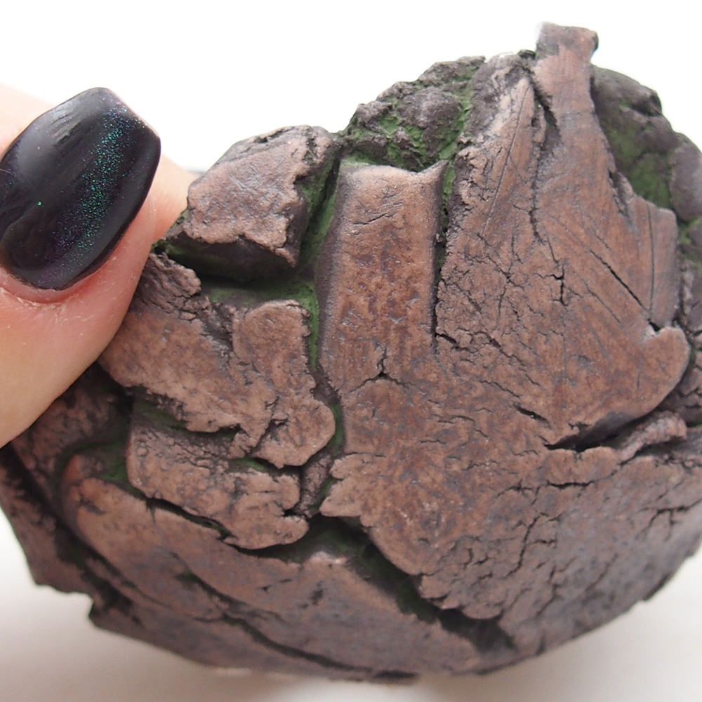 Keramická Skořápka 9,5 x 9,5 x 6 cm , barva zelená