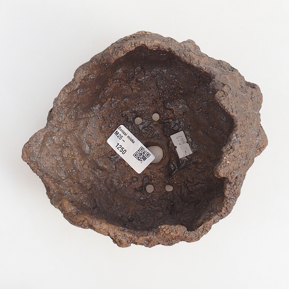 Keramická Skořápka 16 x 14 x 14 cm , barva hnědá