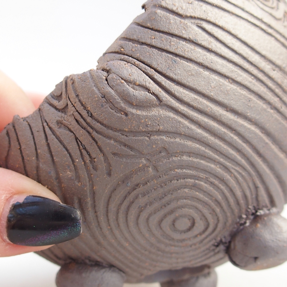 Keramická Skořápka 10 x 10 x 7,5 cm , barva kovová