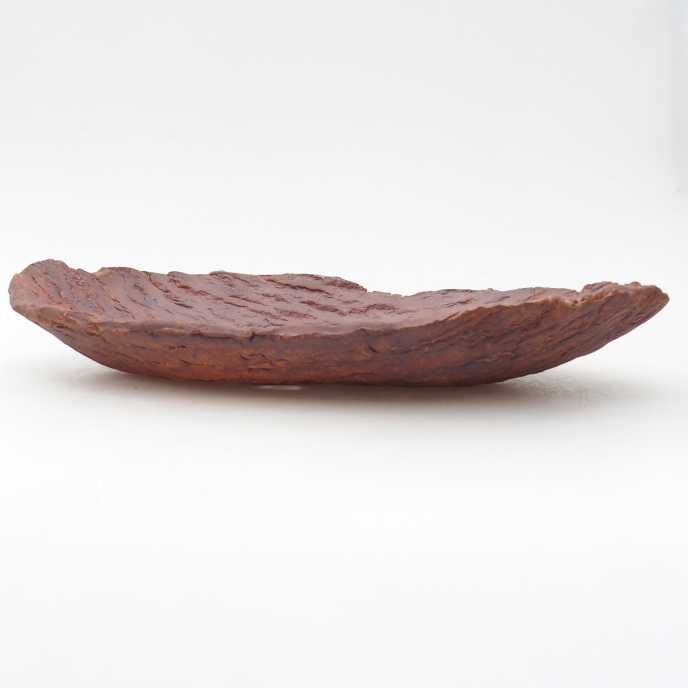 Keramická Skořápka  30 x 18,5 x 5 cm , barva hnědá