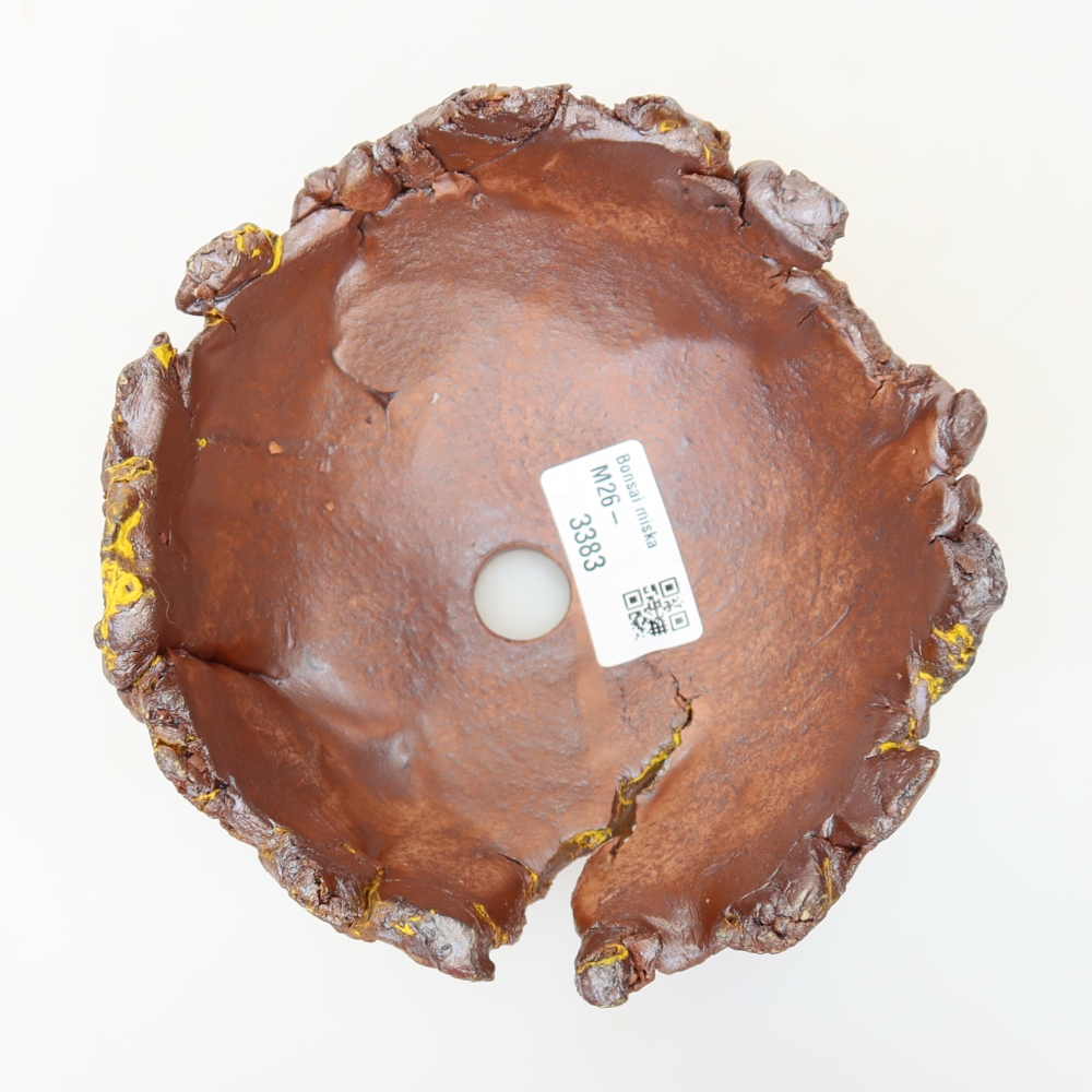 Keramická Skořápka 14 x 14 x 8,5 cm , barva žlutá