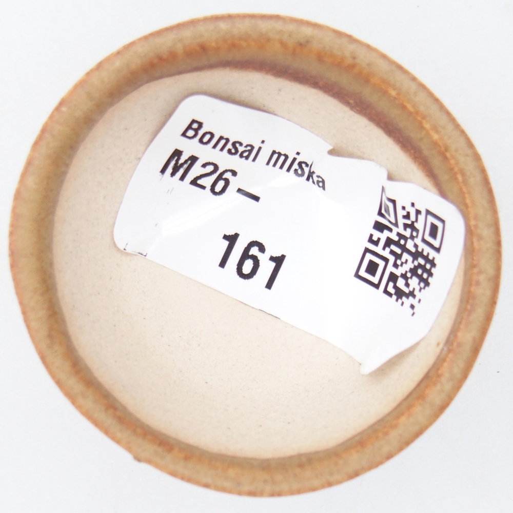 Mini bonsai miska 4,5 x 4,5 x 2,5 cm, barva hnědá