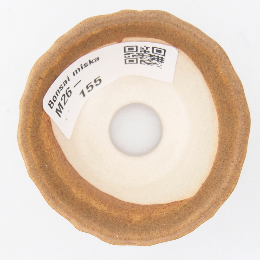 Mini bonsai miska 5,5 x 5,5 x 3 cm, barva hnědá