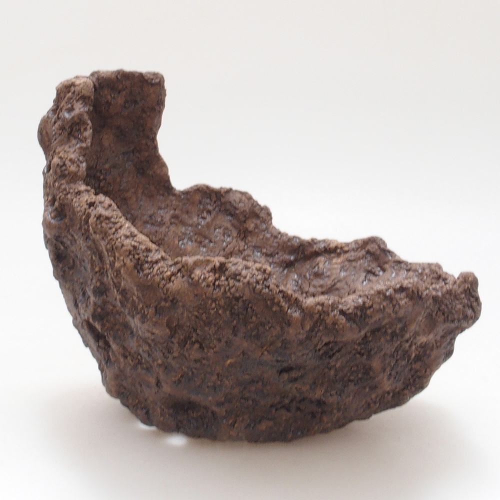 Keramická Skořápka  13 x 11 x 12 cm , barva hnědá