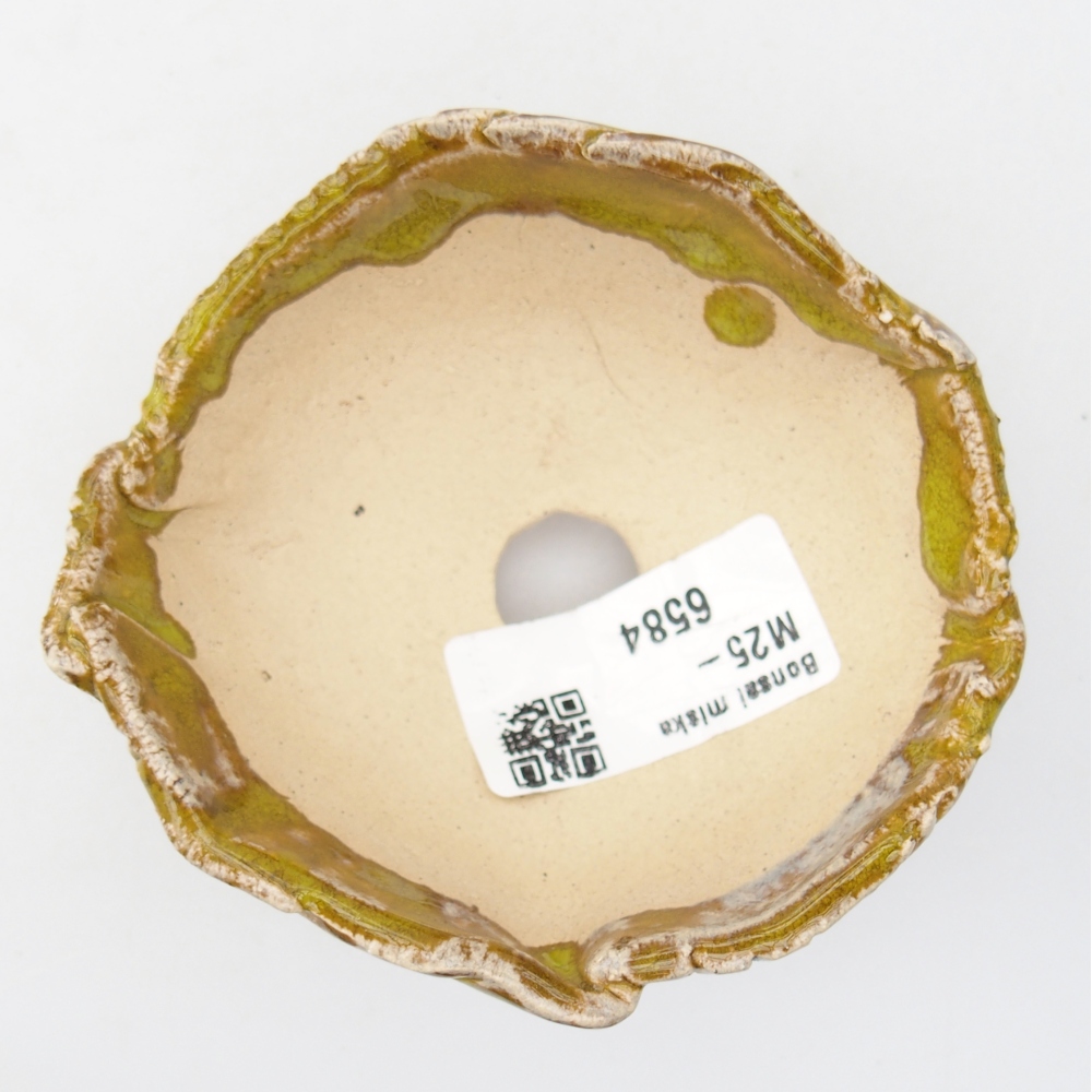 Keramická Skořápka  9 x 8,5 x 5 cm , barva žlutá