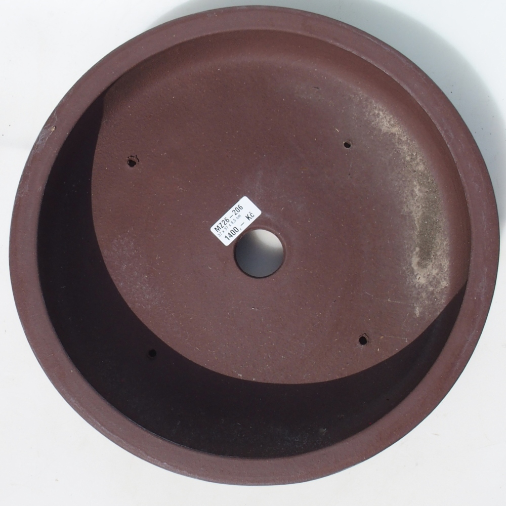 Bonsai miska 37 x 37 x 8,5 cm berva hnědá