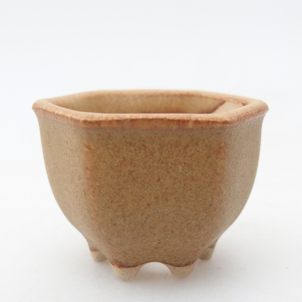 Mini bonsai miska 4 x 3,5 x 3 cm, barva hnědá