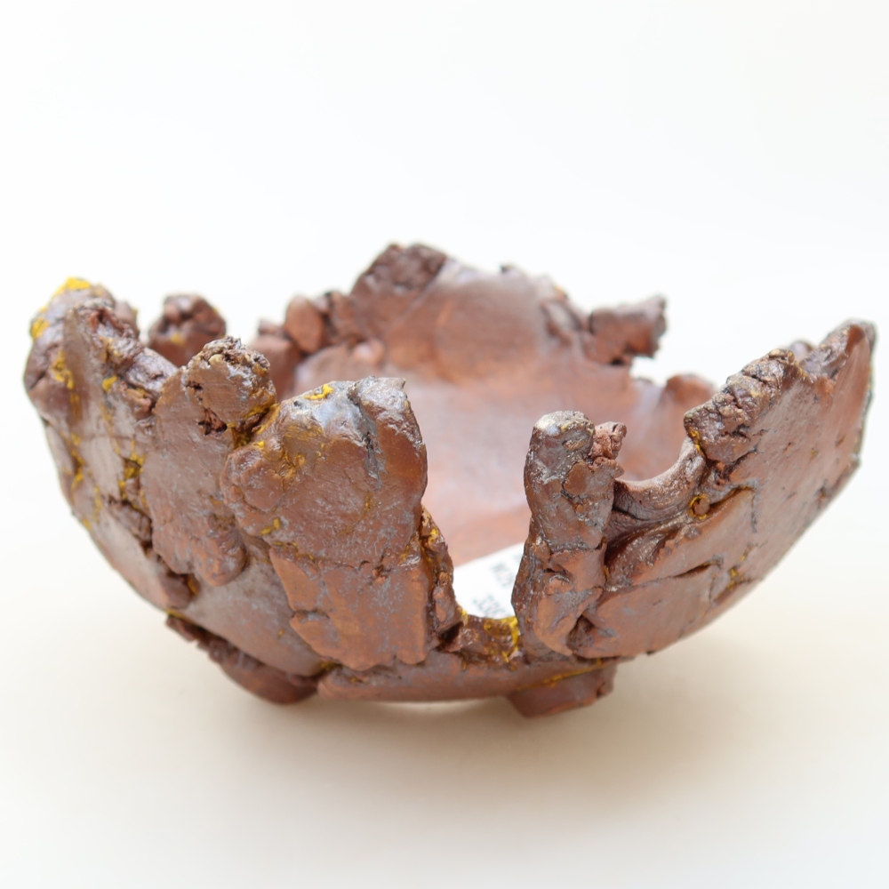 Keramická Skořápka 14 x 14 x 8,5 cm , barva žlutá