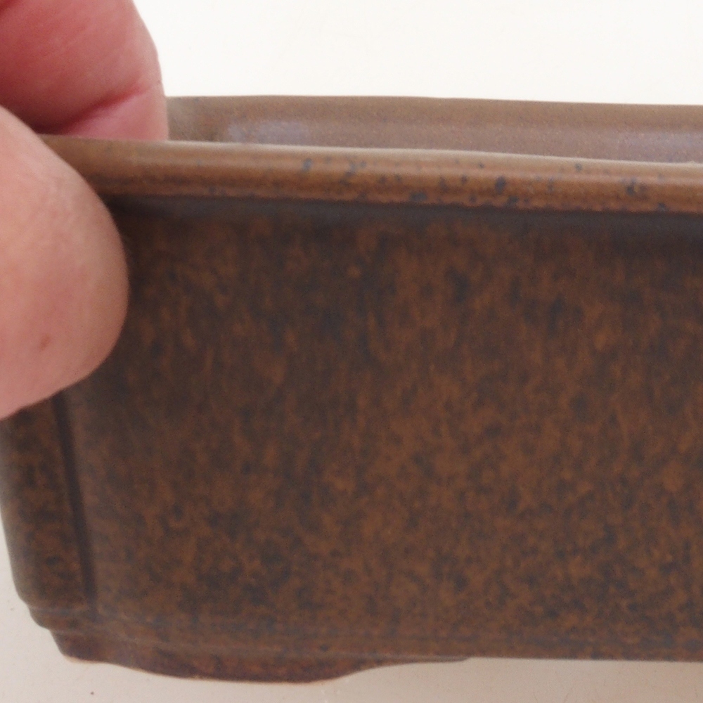 Bonsai miska H50 - 17 x 12,5 x 5,5 cm. - hnědá