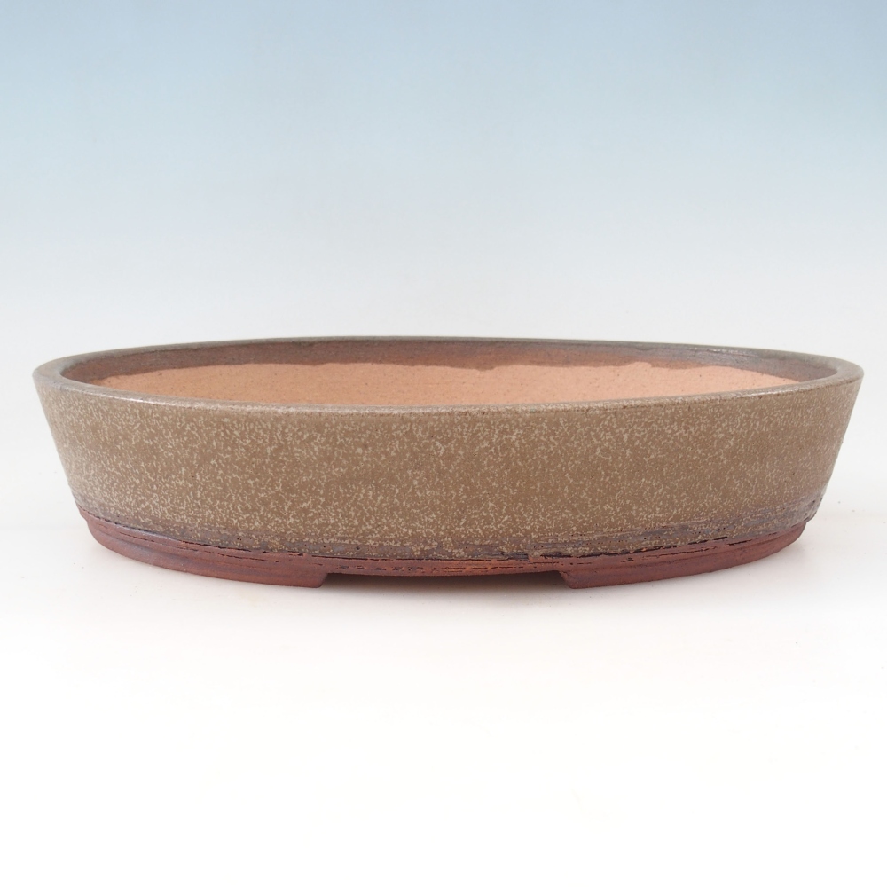 Bonsai miska 33 x 25,5 x 6,5 cm , barva hnědá