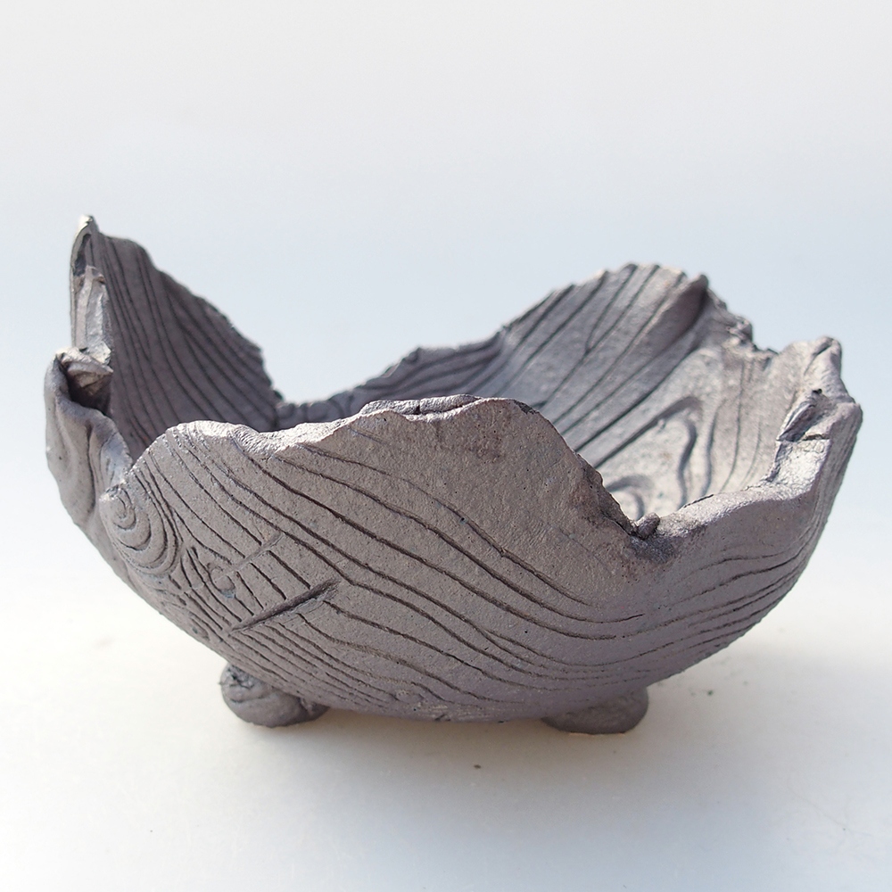 Keramická Skořápka 13,5 x 12,5 x 8,5 cm , barva kovová