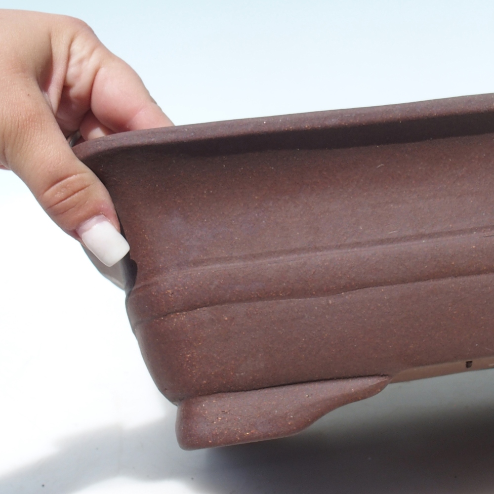 Bonsai miska 39 x 32 x 10,5 cm berva hnědá