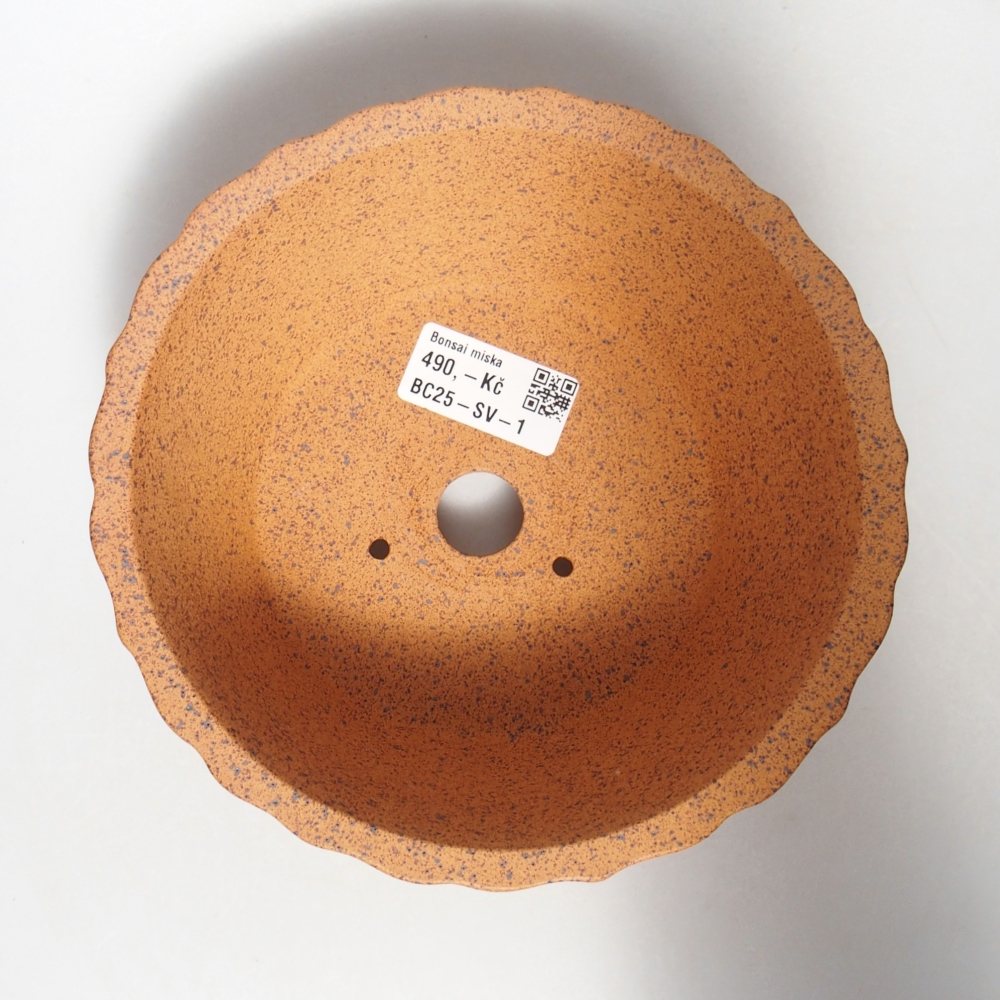 Miska 16,5 x 16,5 x 7,5 cm barva režná 